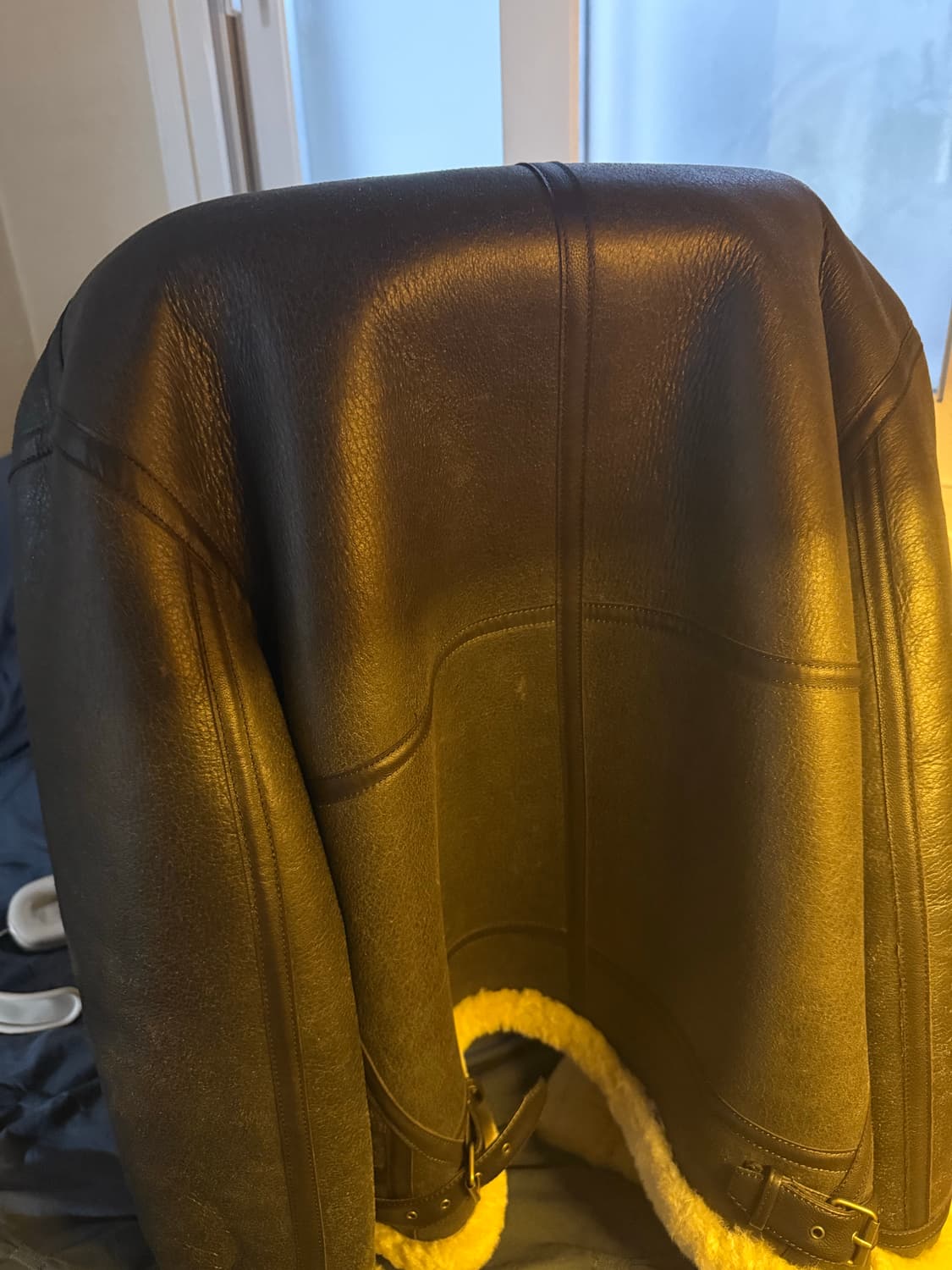 개간지나는 무스탕 찐 브라운 양가죽 드림월드 상품이미지3