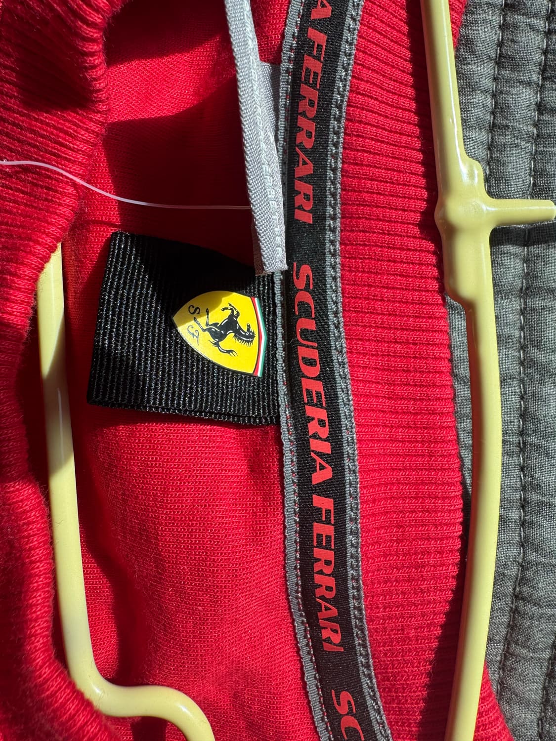 푸마 x 페라리 x 조슈아 비데스 메쉬 크루 레드 화이트 상품이미지6