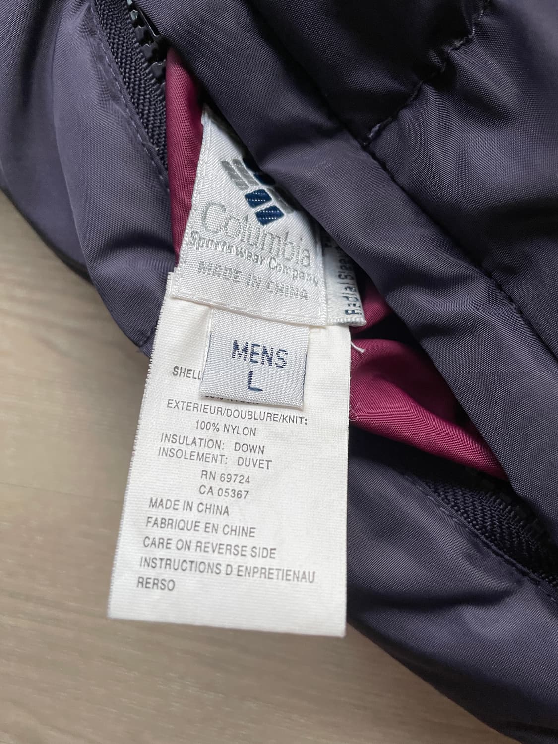 콜럼비아 리버서블 다운 패딩 자켓 상품이미지6