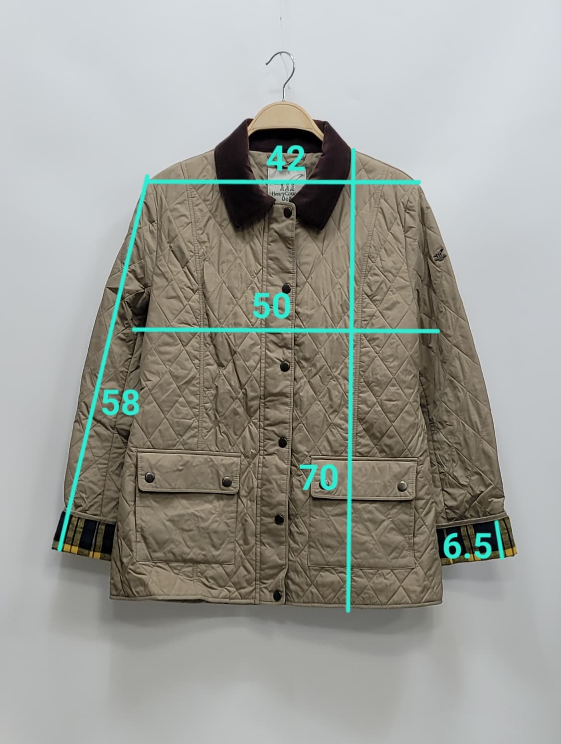 헨리코튼 골프 코듀로이 카라 퀼팅 자켓 점퍼 / 여 95 베이지
z2b6 상품이미지10