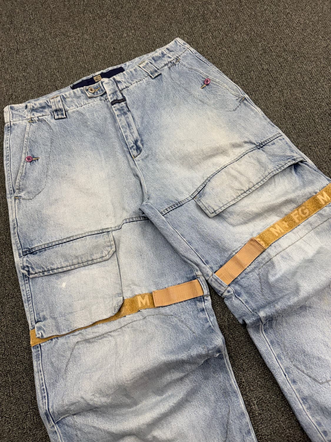 40)마리떼 프랑소와 저버 빈티지 Y2K 올드스쿨 힙합팬츠 상품이미지3