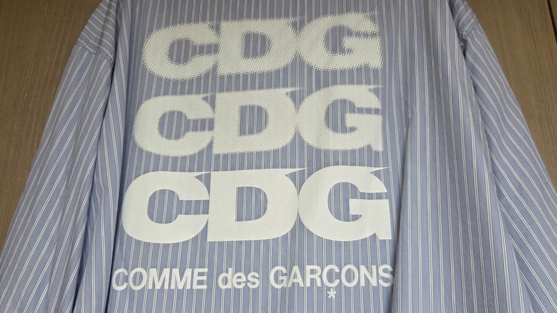 XL) 지디 CDG 코치 자켓 코튼 스트라이프 상품이미지6