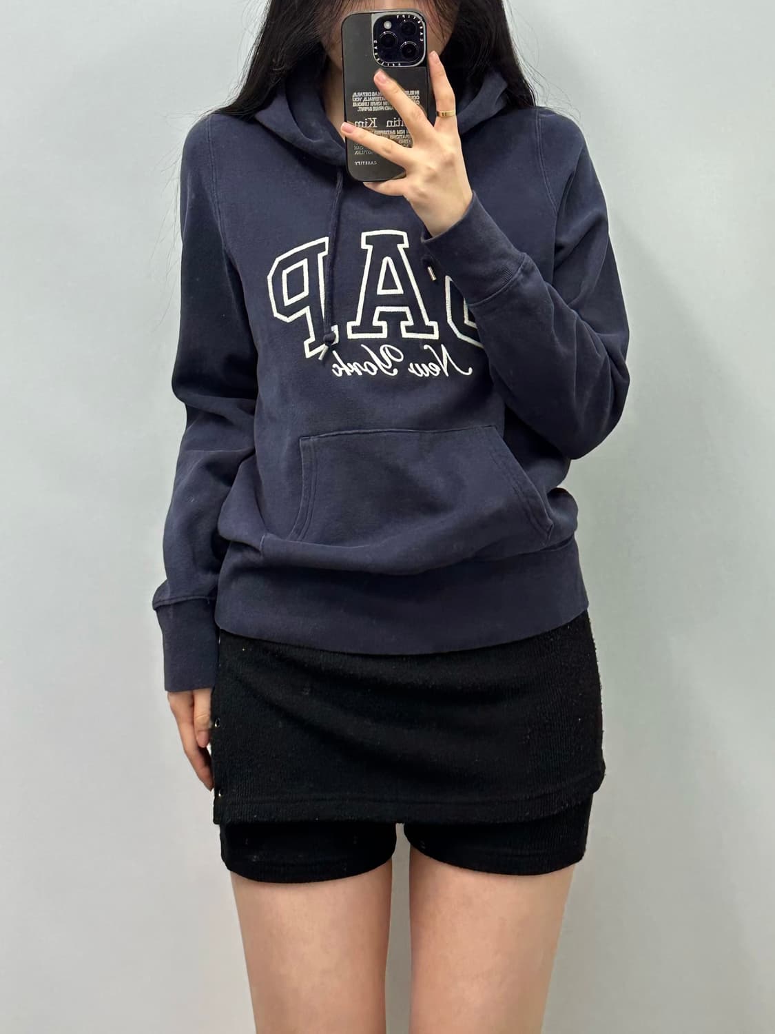 gap 갭 뉴욕 네이비 후드티 상품이미지1