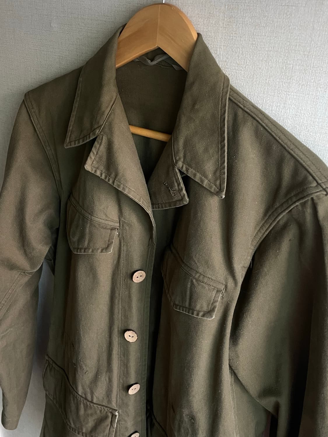 프랑스군 M47 초기형 자켓 - 우드 버튼 (42 사이즈) 상품이미지4