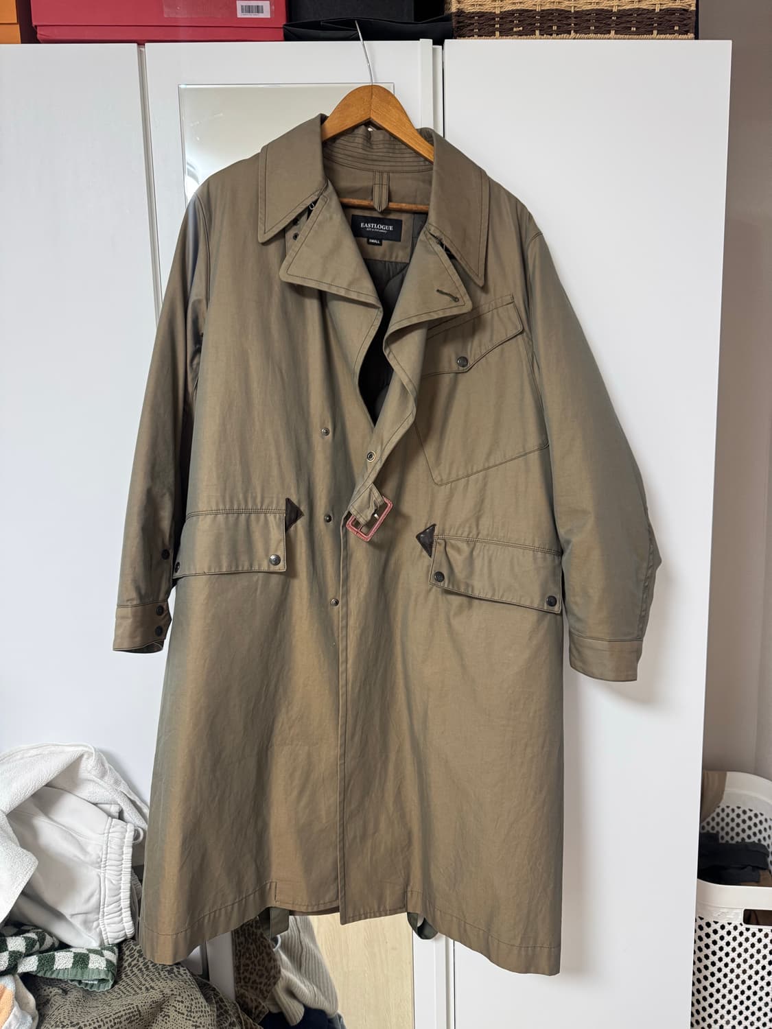 이스트로그 밀리터리 트렌치 코트 상품이미지1