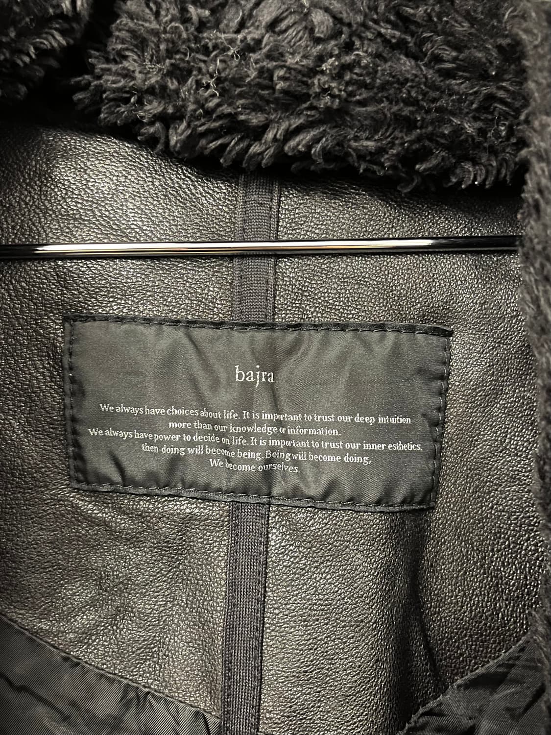 BAJRA 바즈라 2011 FW 레더 김프 후드 자켓 상품이미지6