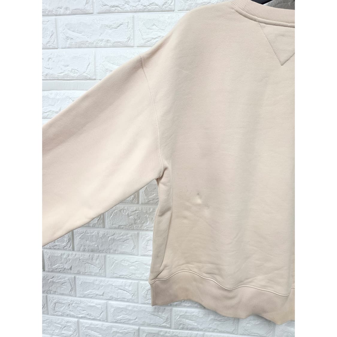 택포_ 타미힐피거 베이지 맨투맨 XL 상품이미지3