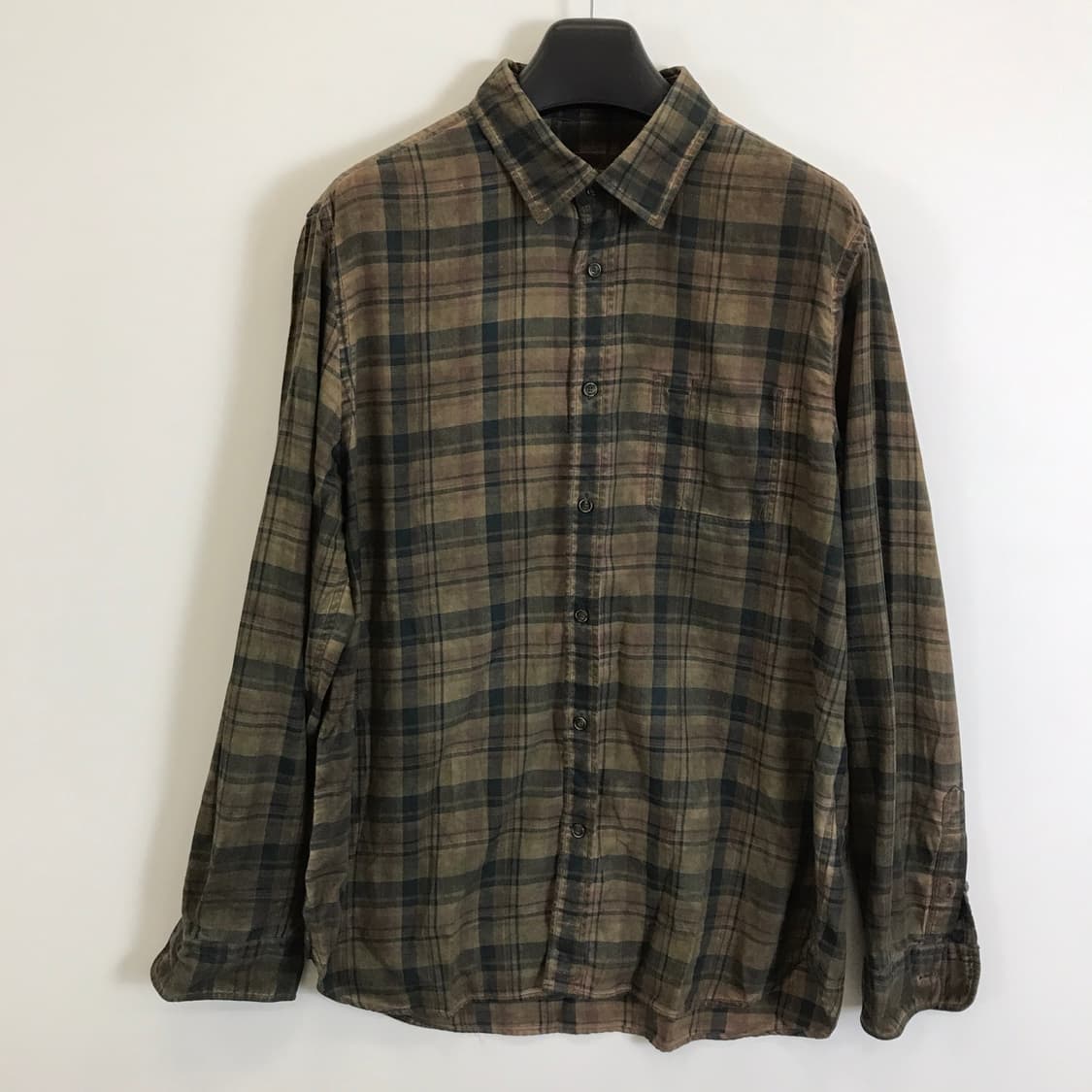 시리즈 Series 가먼트다잉 체크셔츠 [110사이즈] 상품이미지1