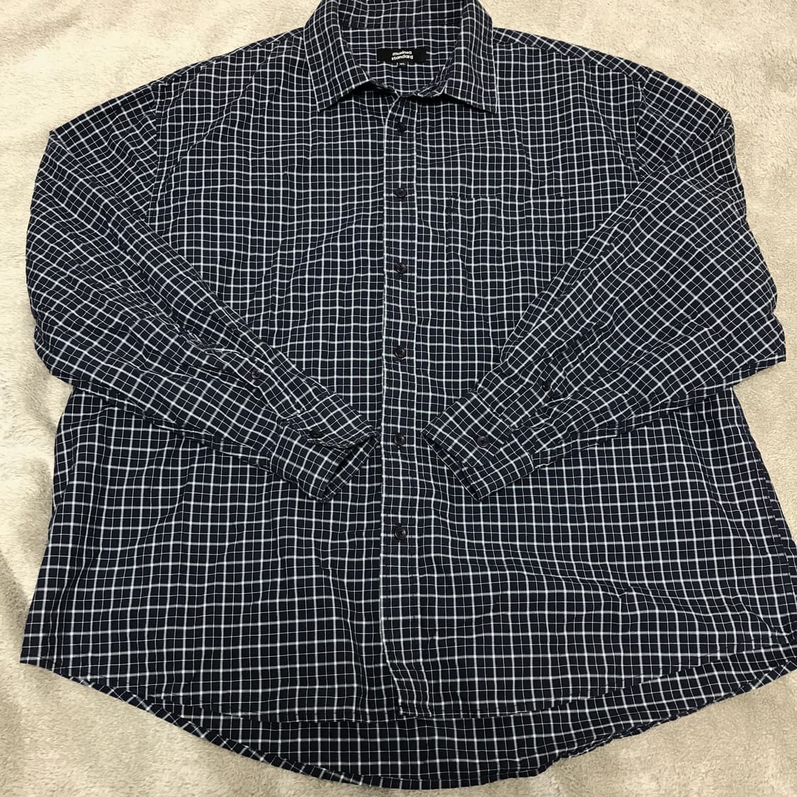 무신사 스탠다드 체크셔츠 XL사이즈 상품이미지1