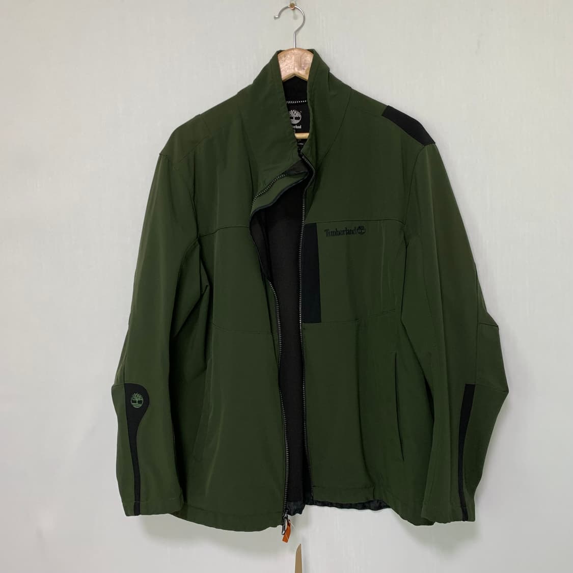 팀버랜드 바람막이 져지 집업 자켓 카키 XL 상품이미지2