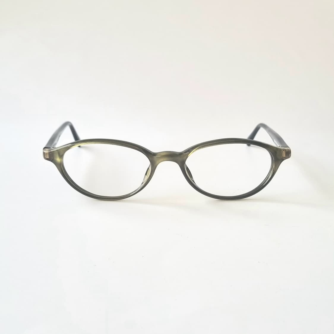 데드스탁 캣아이 투명카키 뿔테 안경테 1619 상품이미지2