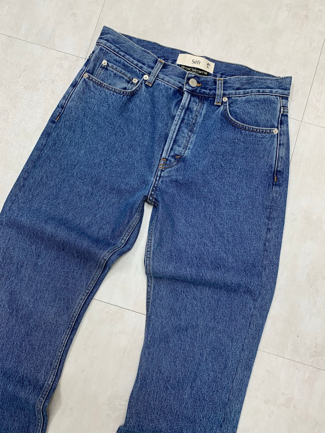 Sefr 데님 스트라이프 팬츠 #655 상품이미지2