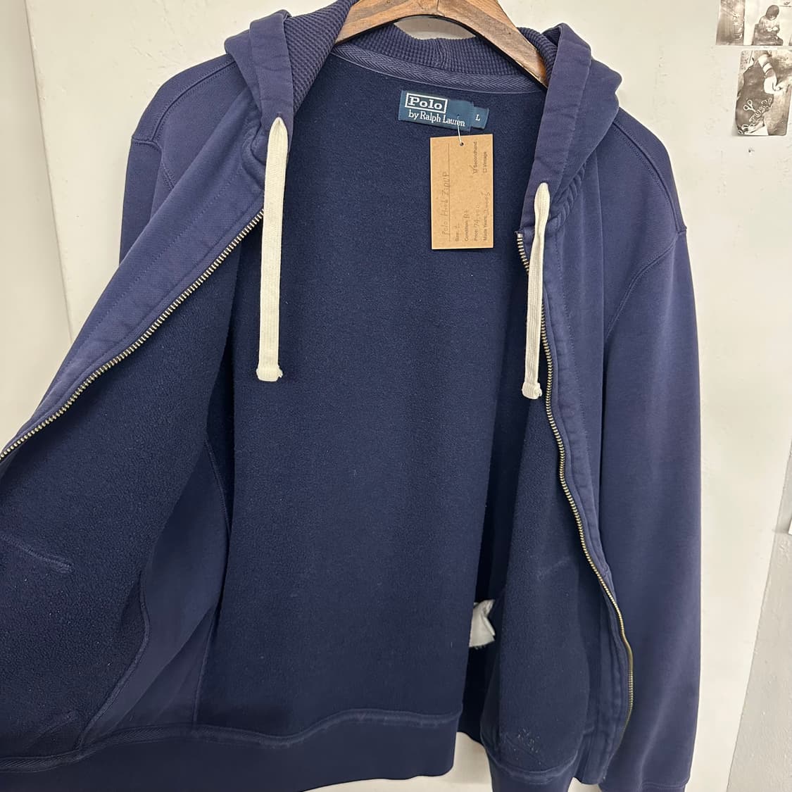00’s 폴로 네이비 후드집업 상품이미지8