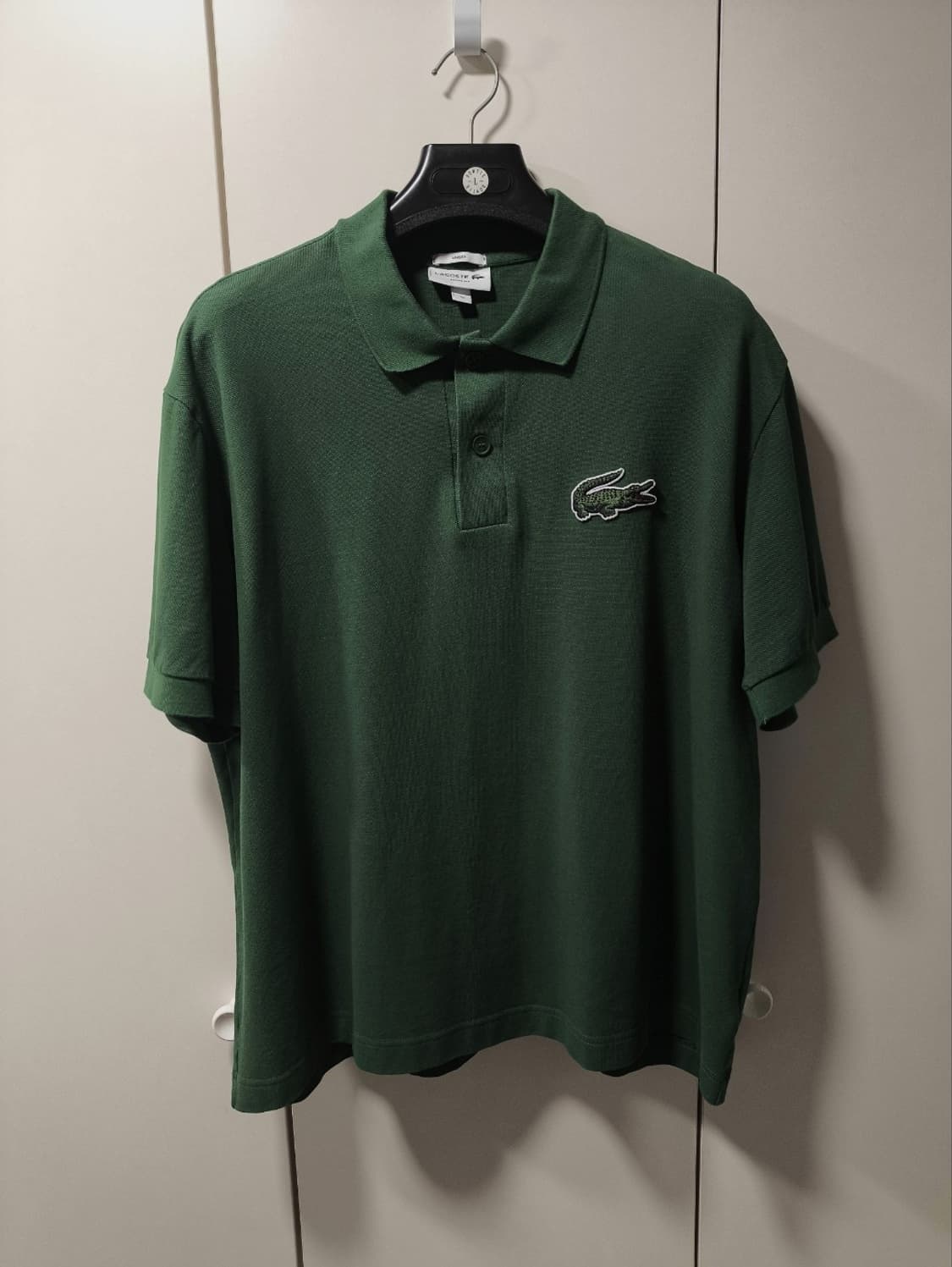 XL 라코스테 빅크록 반팔 카라티셔츠 그린 상품이미지1