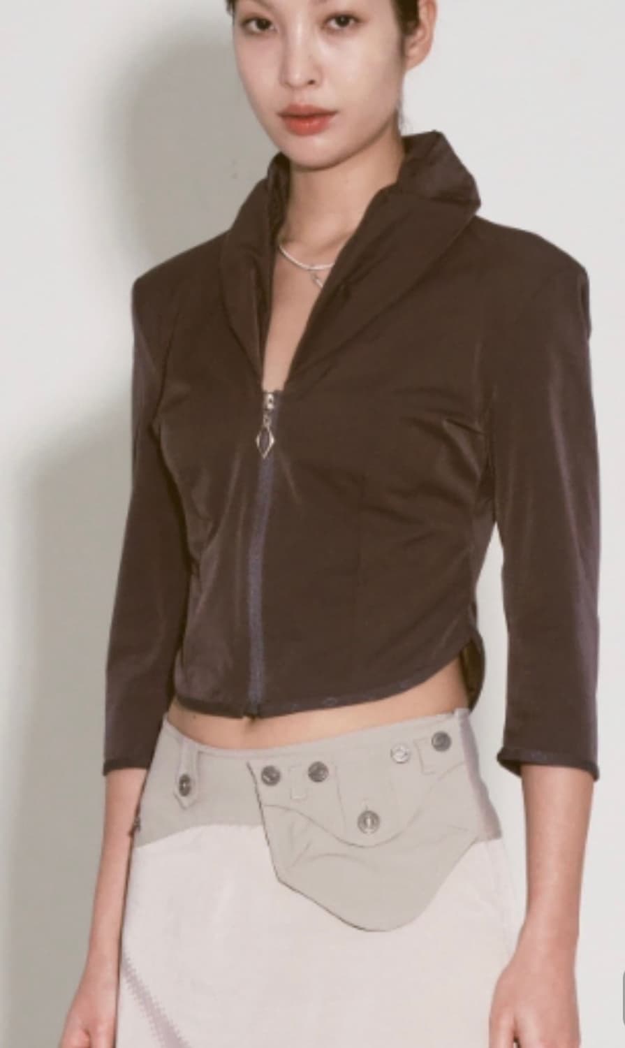 희귀매물) 미스치프 나일론 이브닝 자켓 S 상품이미지2