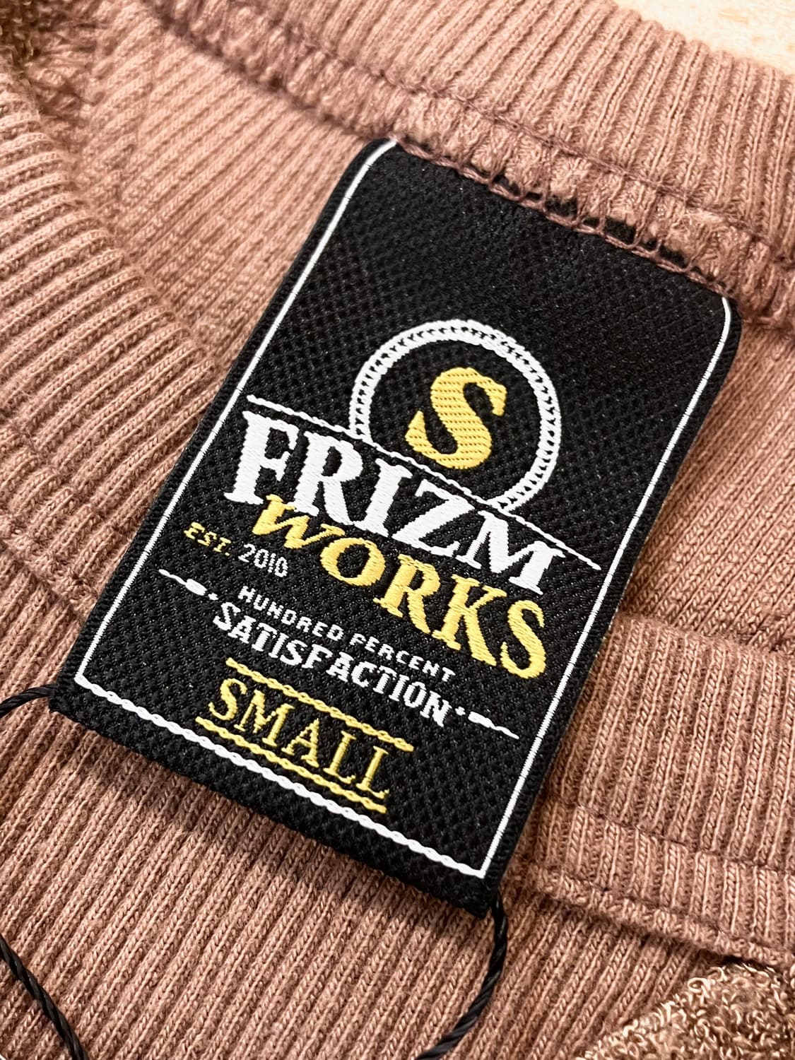 프리즘웍스 니트 브라운 S #csz3291 상품이미지4