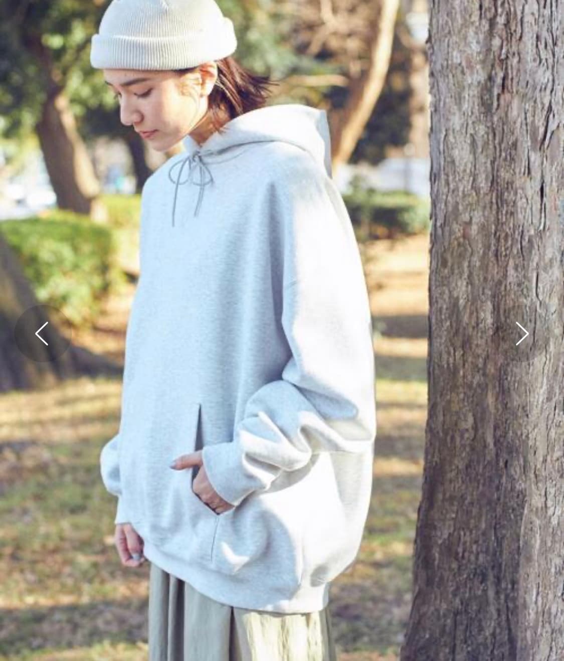 뷰티앤유스 유나이티드 애로우즈 빅실루엣 후드티 후드 풀오버 L 상품이미지6