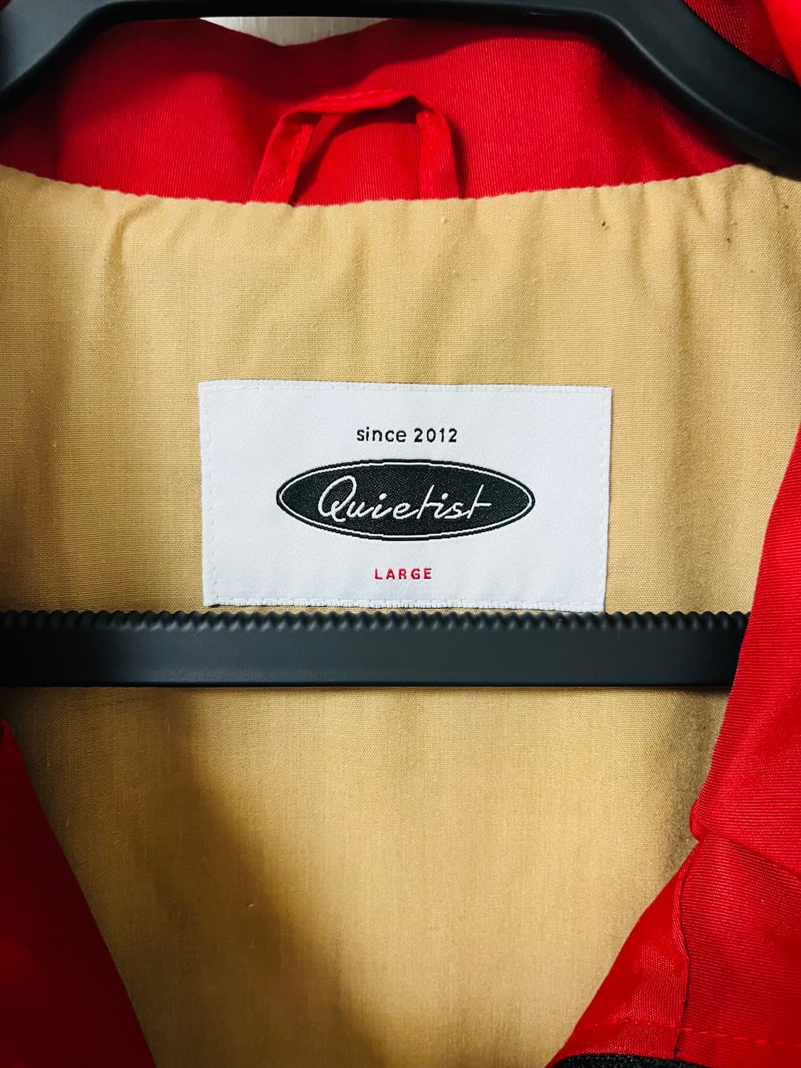 콰이어티스트(Quietist) 컬러블럭 스포츠 자켓 블랙 L(105) 상품이미지4