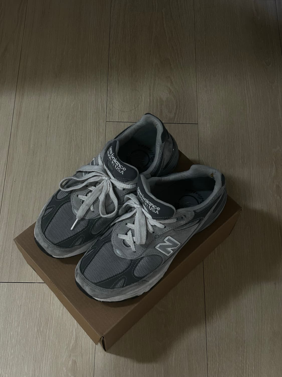 (W) New Balance 993 Made in USA Grey - B 상품이미지1