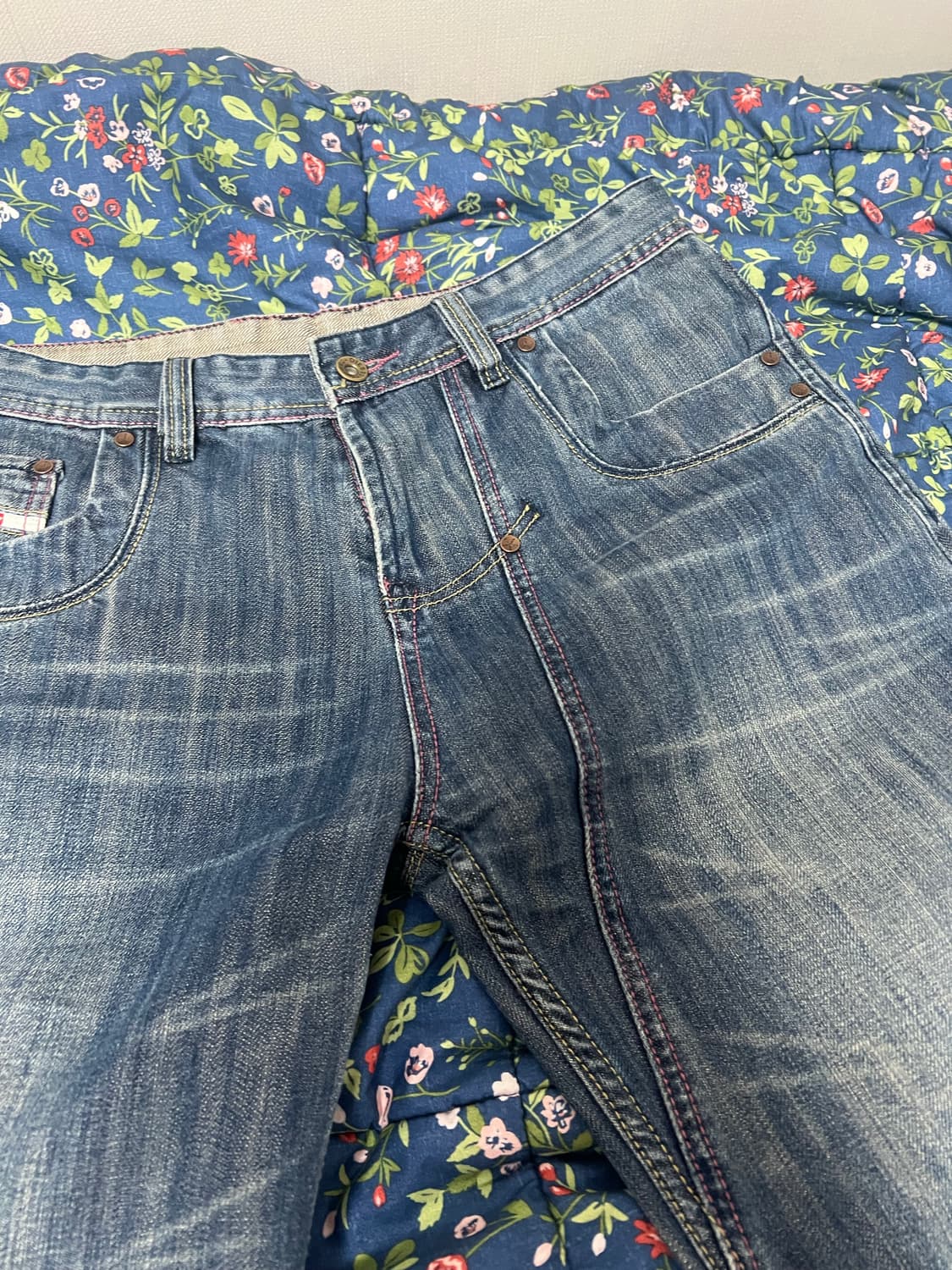 디젤 청바치 핑크 스티치 상품이미지3