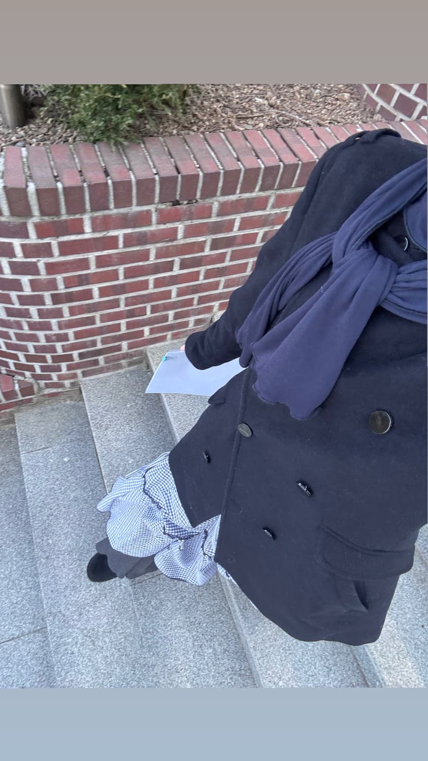 vintage 하이넥 피코트 상품이미지1