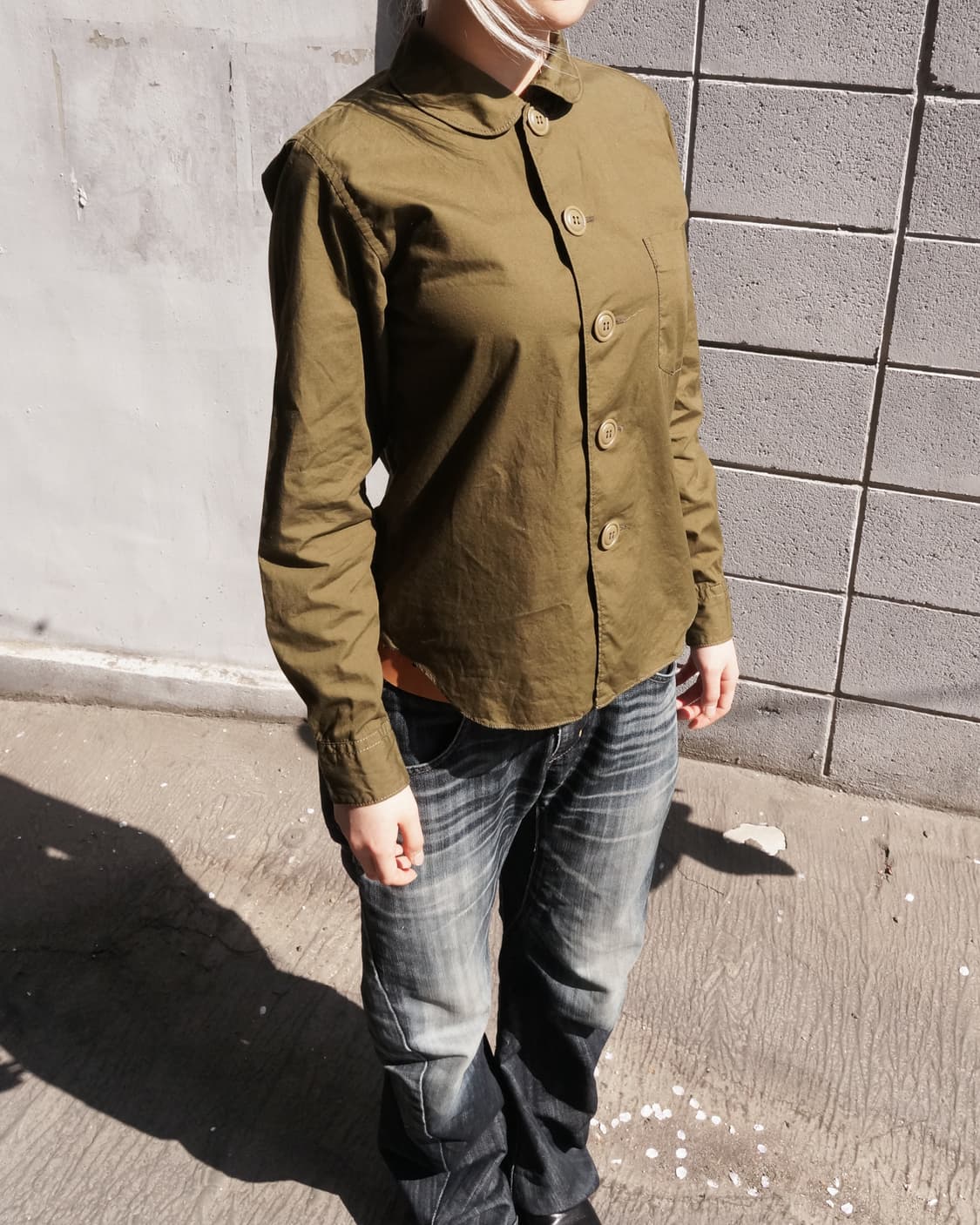 꼼데가르송 블랙 버튼 셔츠 상품이미지1