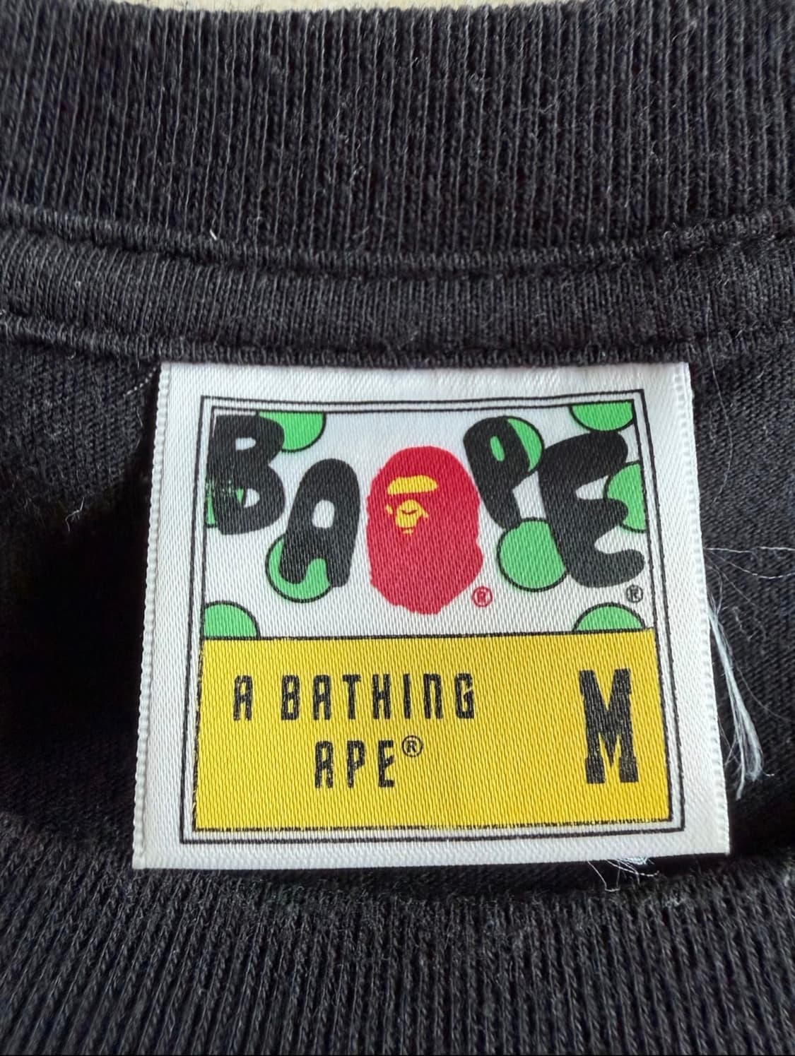 BAPE 베이프 카모 반팔 티셔츠 블랙 m사이즈 상품이미지8