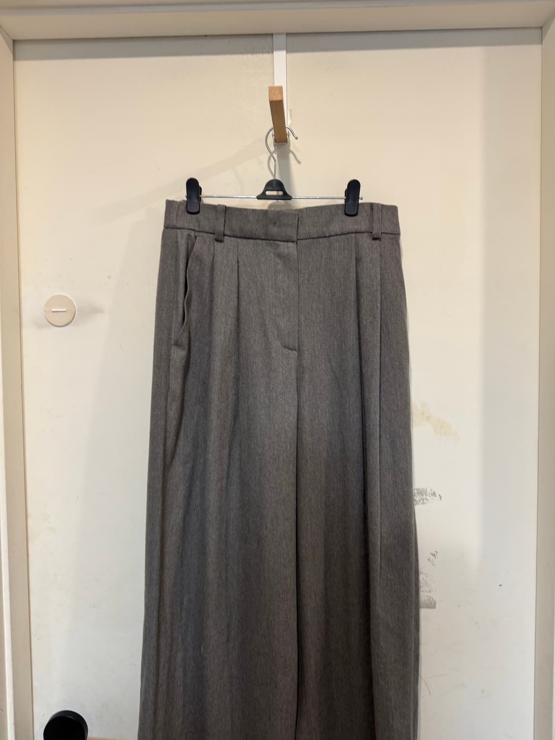 한섬 system 시스템 캐시미어블렌드 와이드 팬츠 상품이미지9