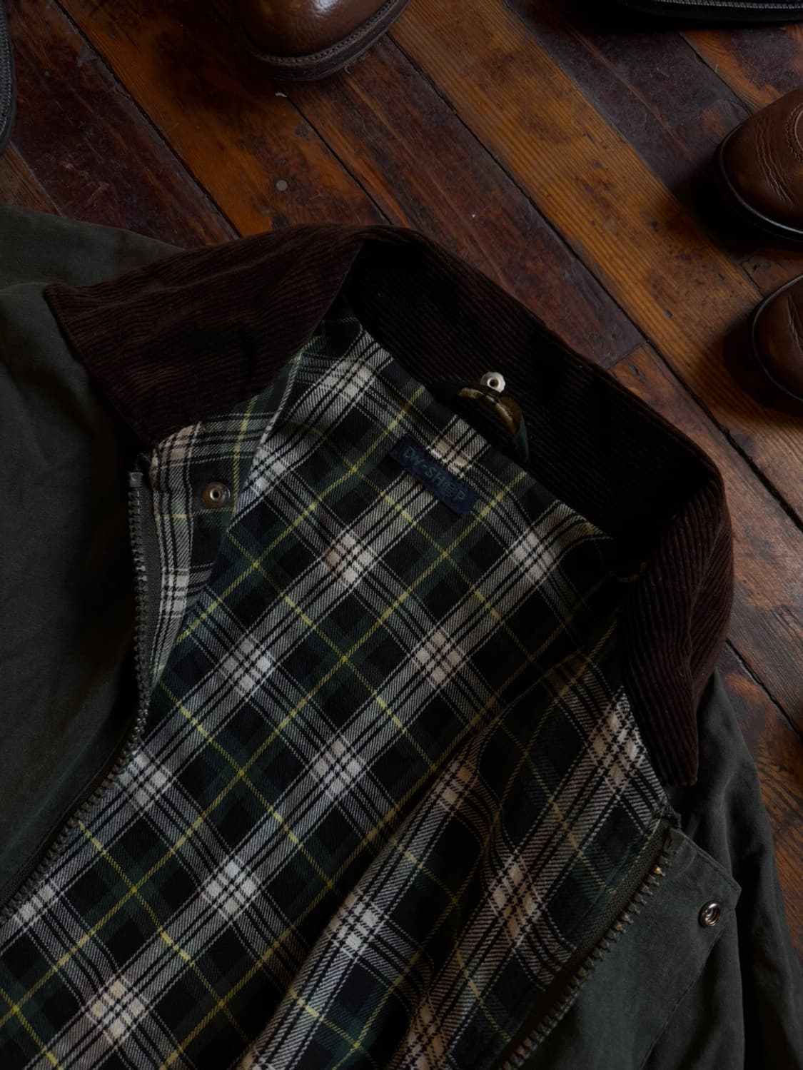 브리티시 왁스 아웃도어 자켓 100~105 상품이미지4