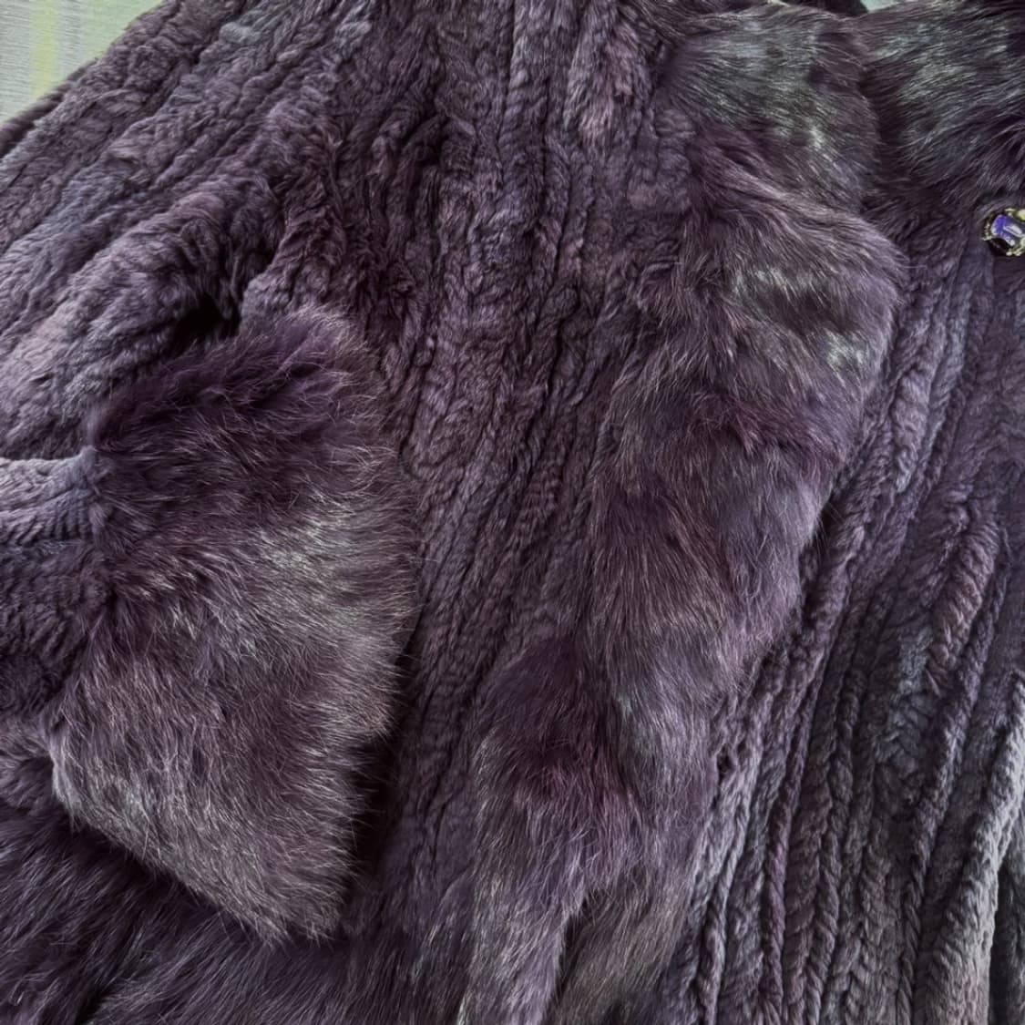 이브살로몬 래빗퍼 밍크 코트 자켓 상품이미지4