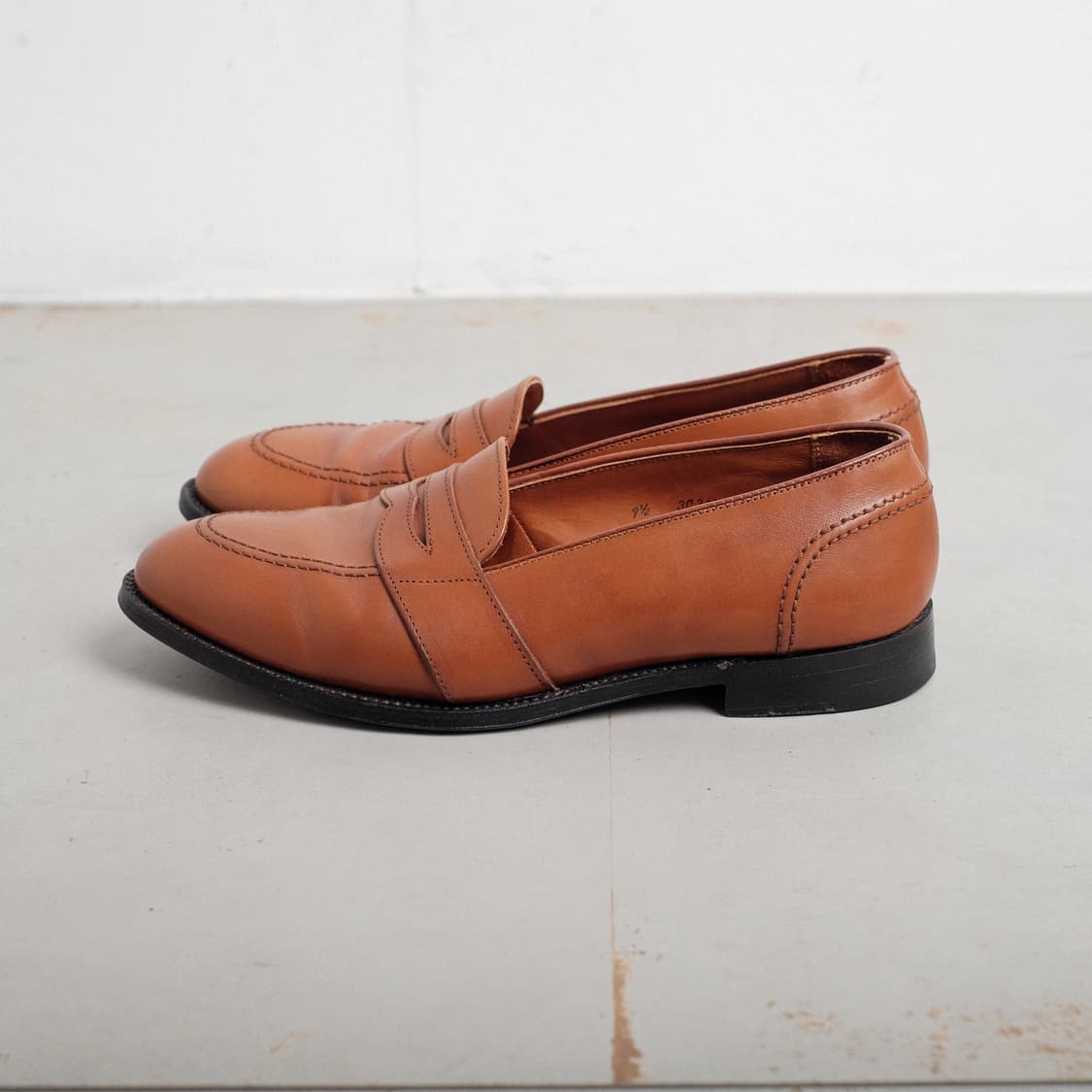 알든 685 9.5E(275-280) 꼬냑 카프 페니로퍼 에버딘라스트 상품이미지6