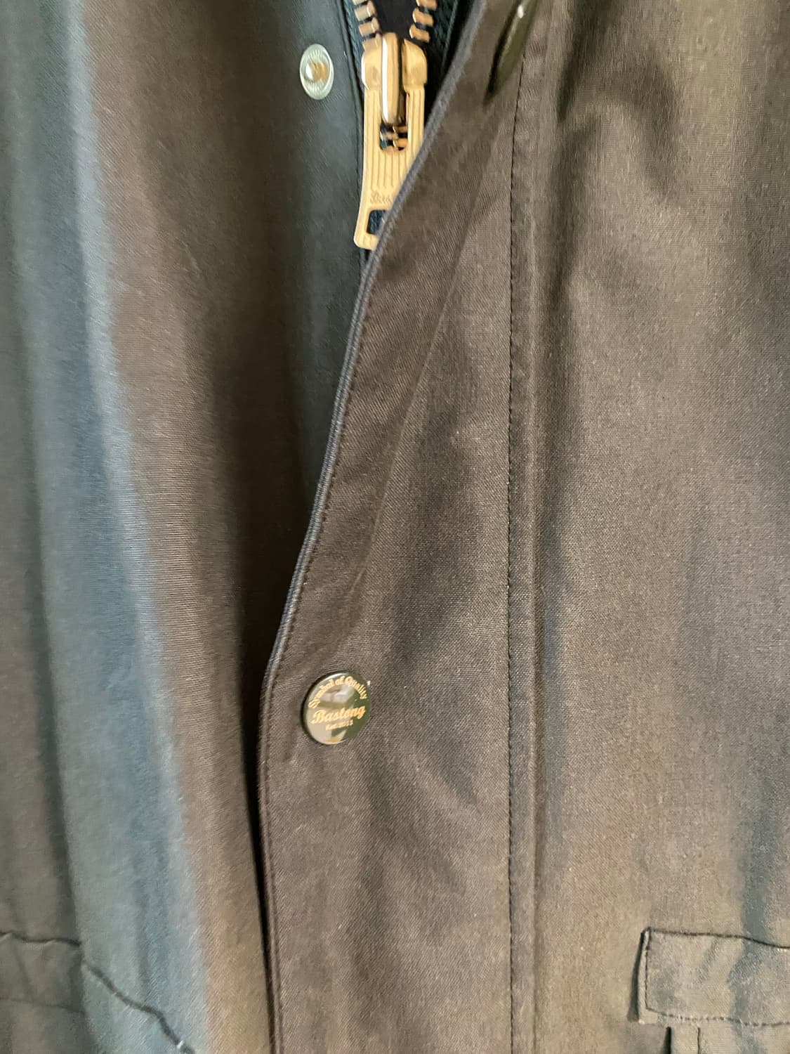 바스통 001 왁스자켓 올리브 상품이미지7