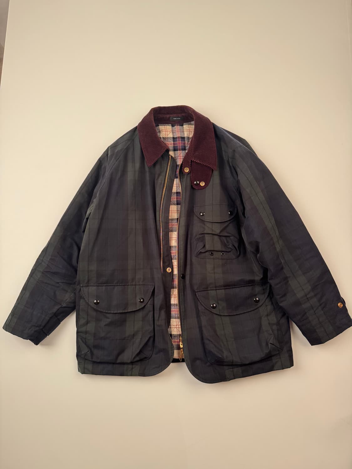 드레익스 블랙와치 커버올 자켓 38 상품이미지1