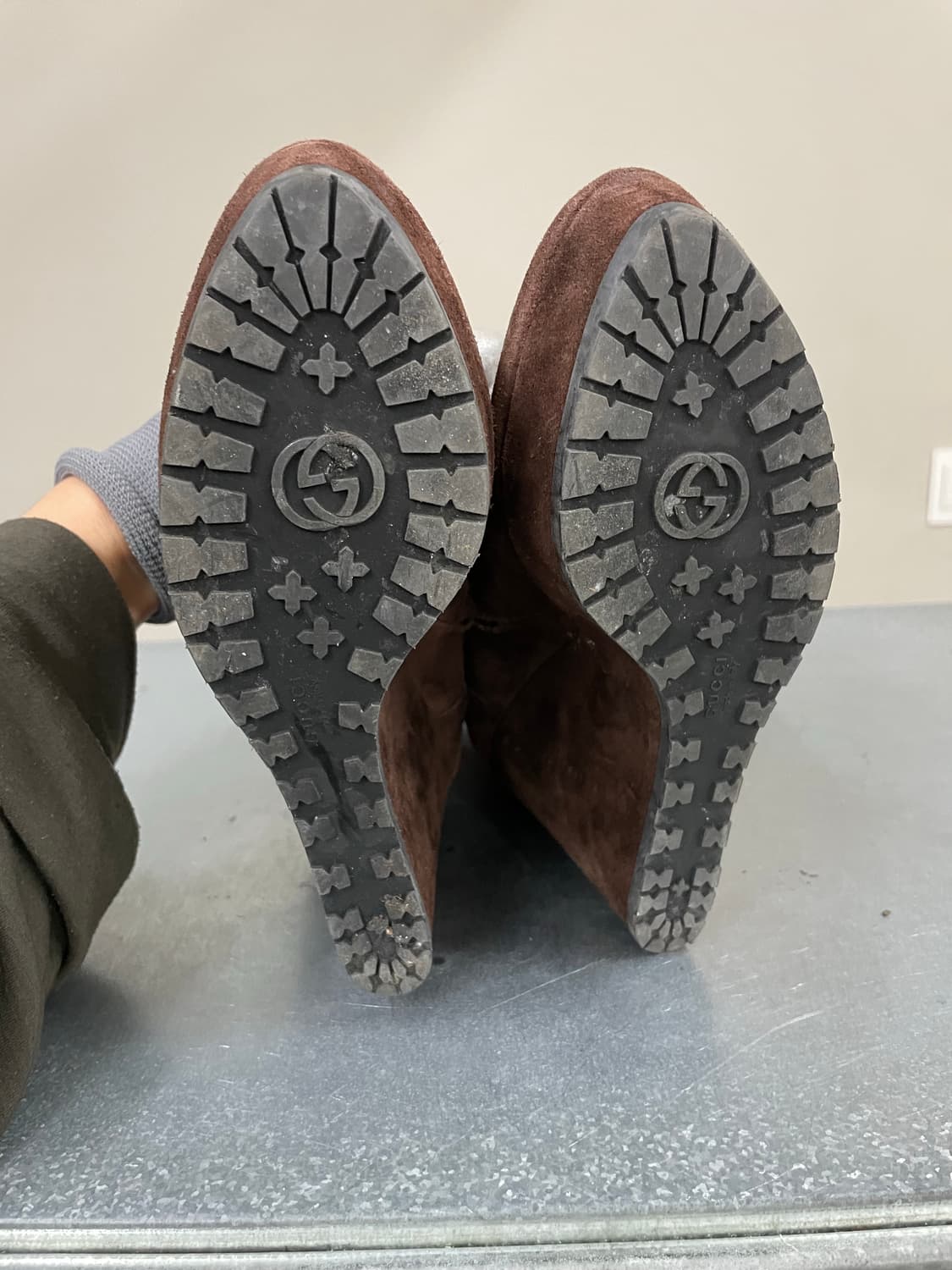 구찌 마이크로구치시마 스웨이드 롱부츠 EU37.5 (gr-3759) 상품이미지6