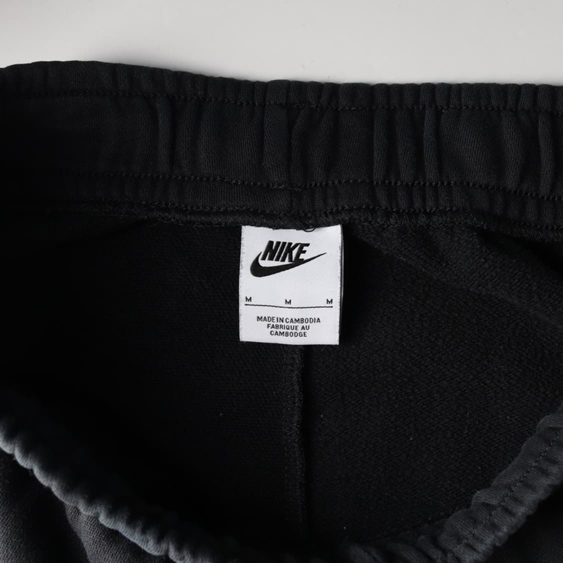 나이키 NSW 와이드 밴딩 스웨트 팬츠 블랙 M 상품이미지6