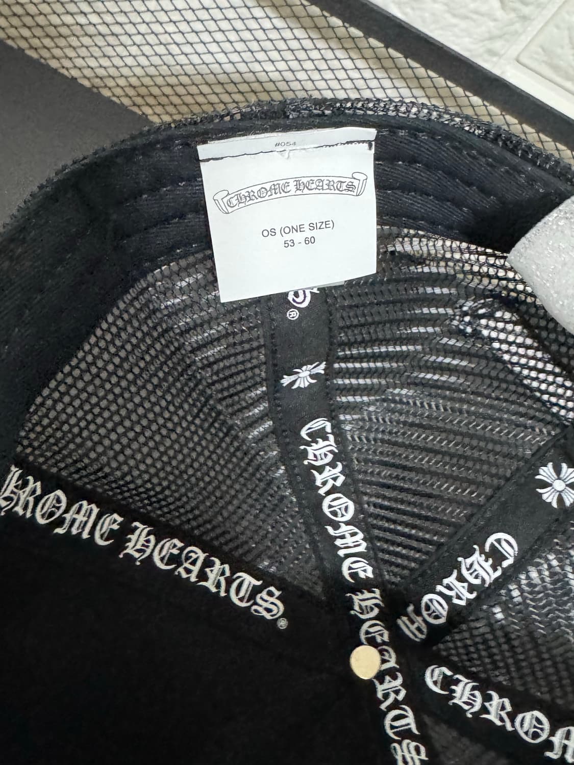 [OS] 크롬하츠 킹 타코 메쉬 트러커 햇 블랙 상품이미지4