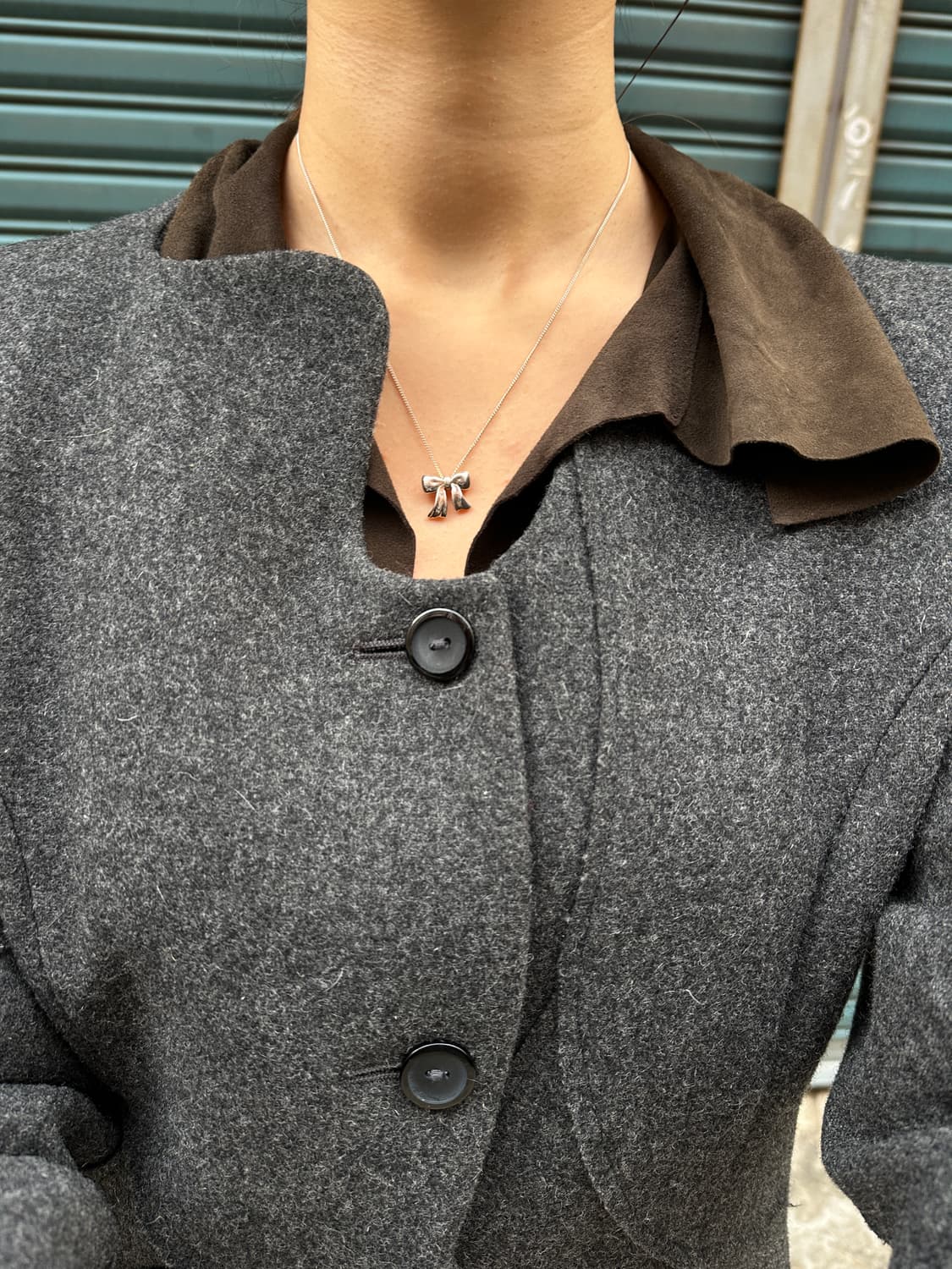 Tiffany & Co Ribbon 925Silver Necklace🎀 상품이미지6