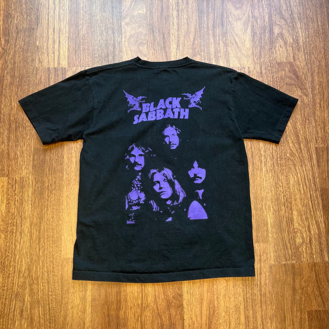 [L]빈티지 락밴드 blacksabbath 블랙 사바스 반팔티 상품이미지4