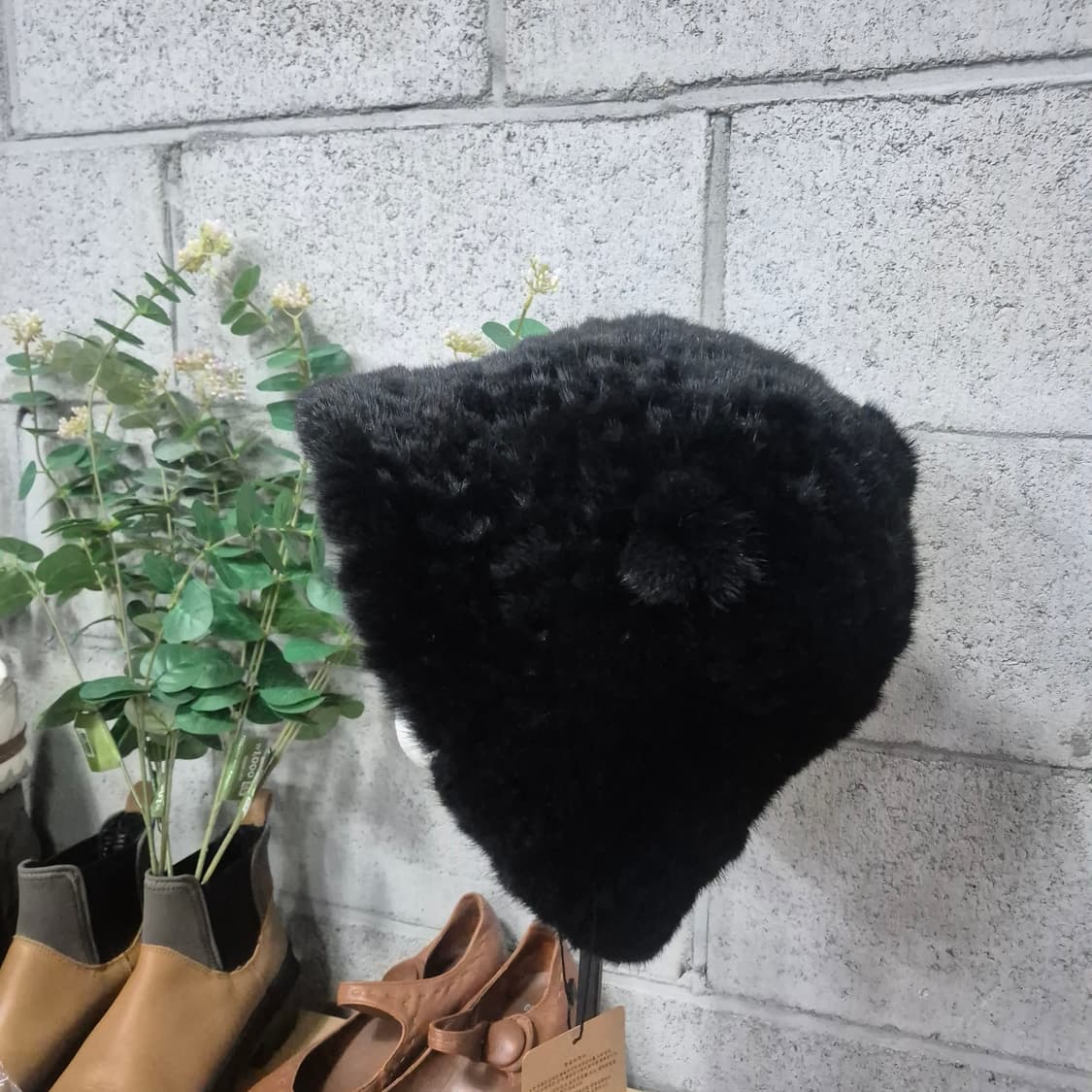 밍크니팅모자 (새제품) 상품이미지3