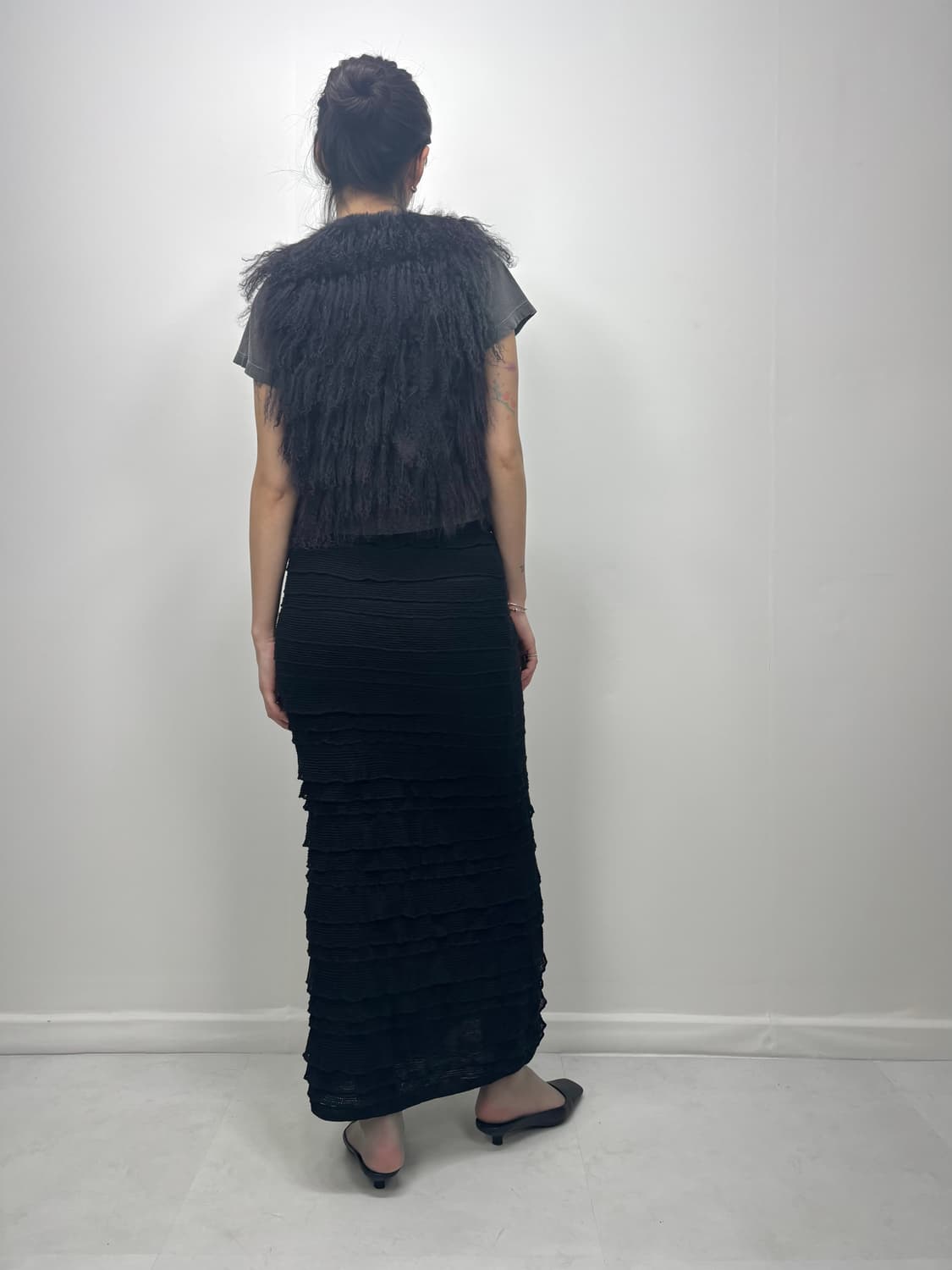 PURPLE GRAY FUR VEST 상품이미지7