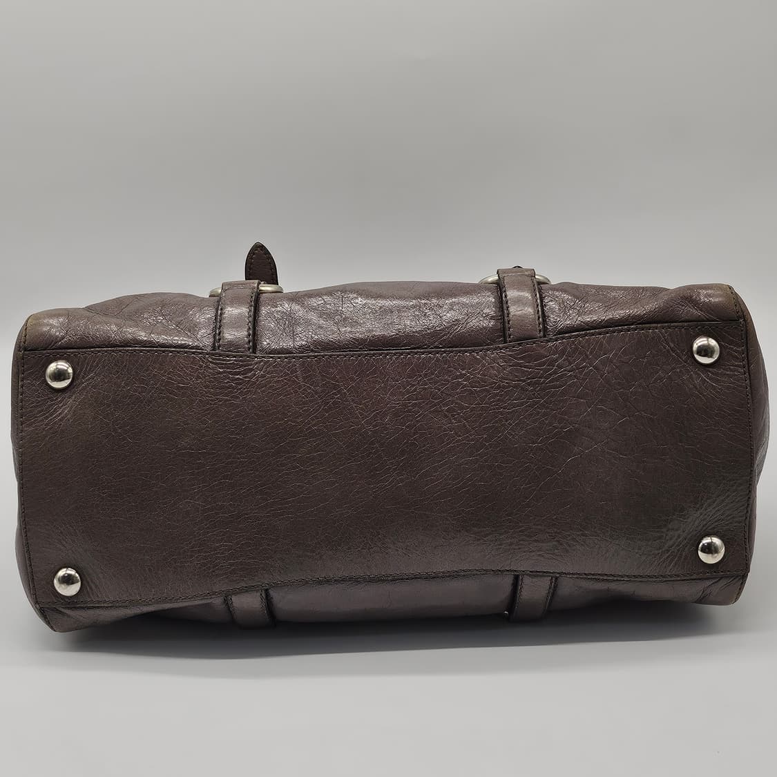 정품 미우미우 비텔로 샤인 투웨이백 (그레이) 상품이미지6