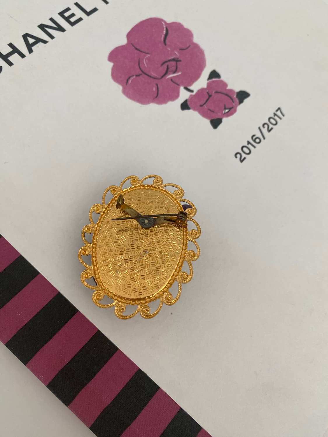 빈티지 레이디 카메오 까메오 브로치 상품이미지3