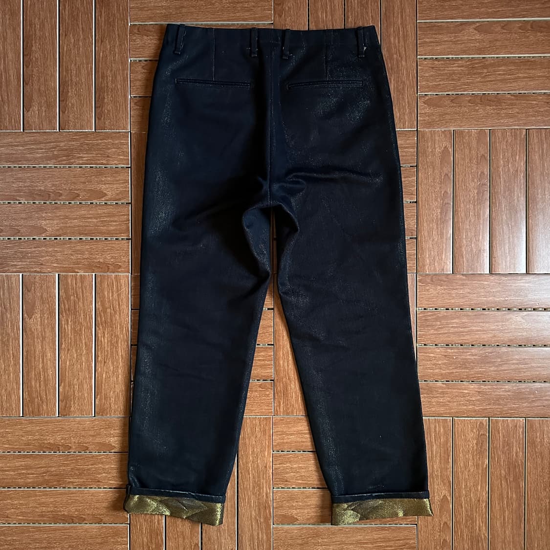 Factotum gold thread detail cotton pants 상품이미지2