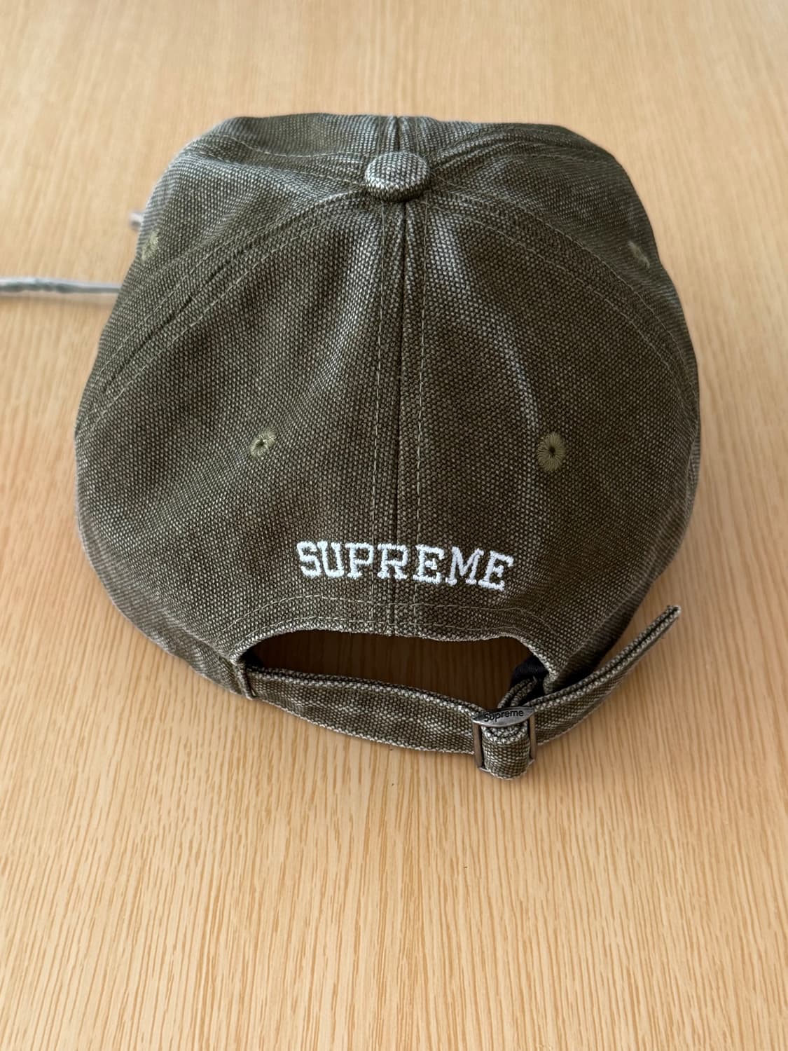 슈프림 피그먼트 코티드 캡 (올리브) 상품이미지2