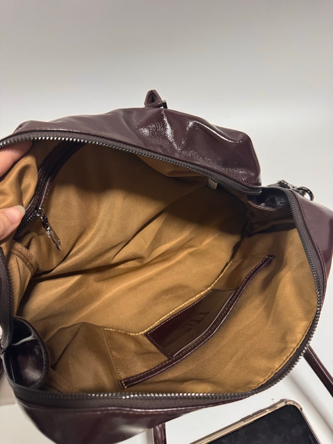 베라왕 버건디 가죽 숄더백 크로스백 상품이미지7