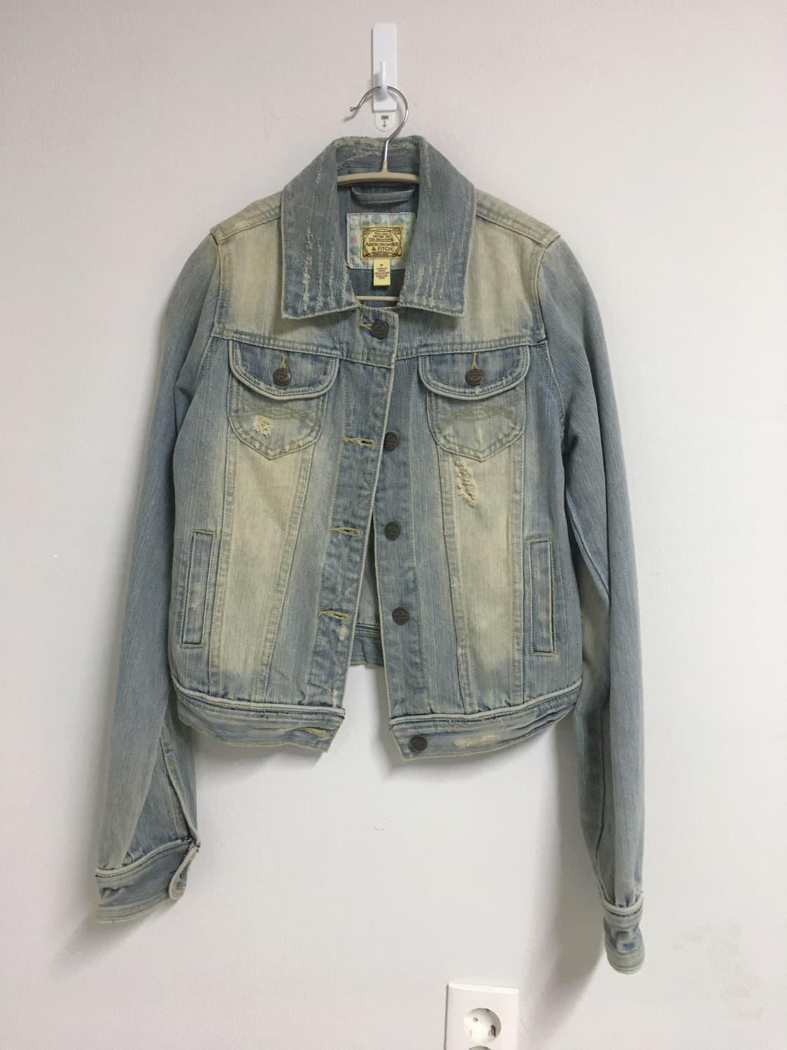 Abercrombie & Fitch 아베크롬비 데님자켓 청자켓 상품이미지3