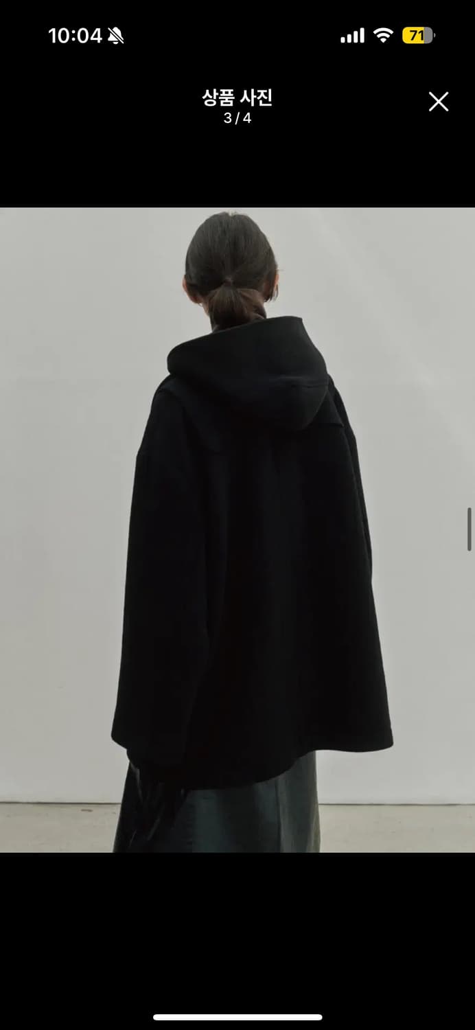 노이어 포 우먼 캐시미어 머플러 더플 코트 38 상품이미지3