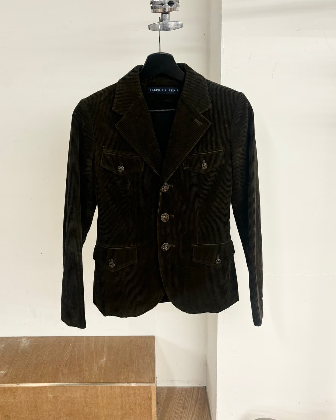 랄프 로렌 다크 카키 코듀로이 자켓 상품이미지1