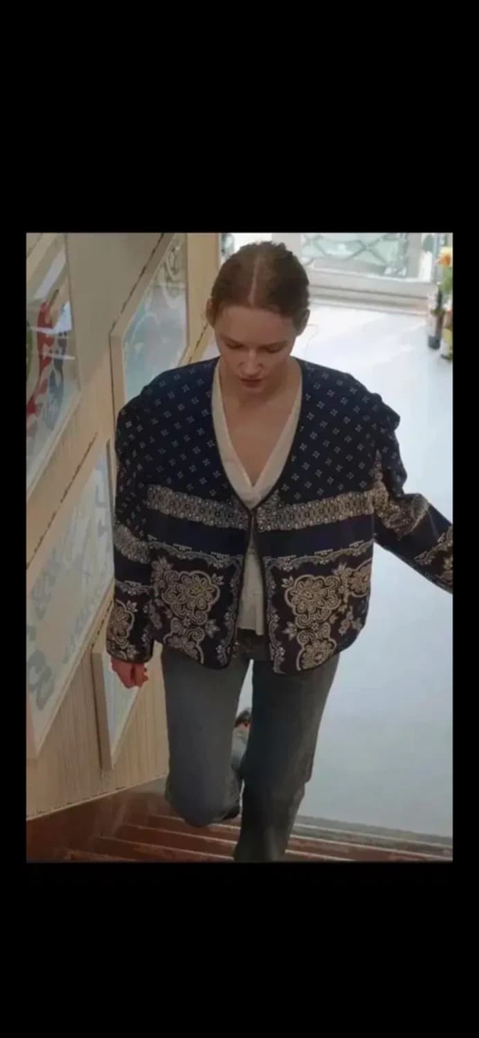 Voca vaca 보카바카 페이즐리 리버시블 자켓 상품이미지1