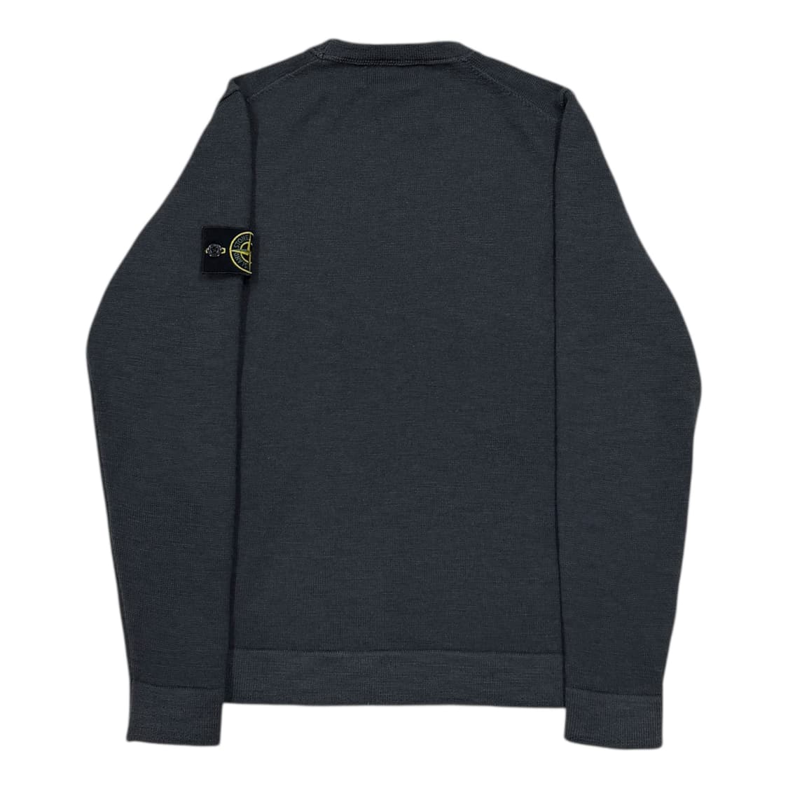 스톤아일랜드 여성 와펜 패치 차콜 그레이 니트 맨투맨 L 상품이미지3